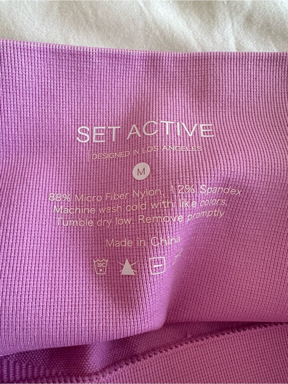 NEW Set Active Pink Bra & Leggings Set - Picture 4 of 4